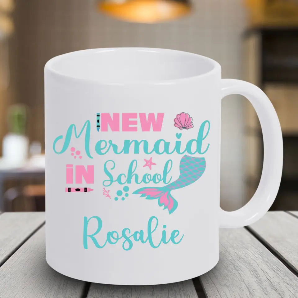Tasse 11oz - Schulkind - Meerjungfrau