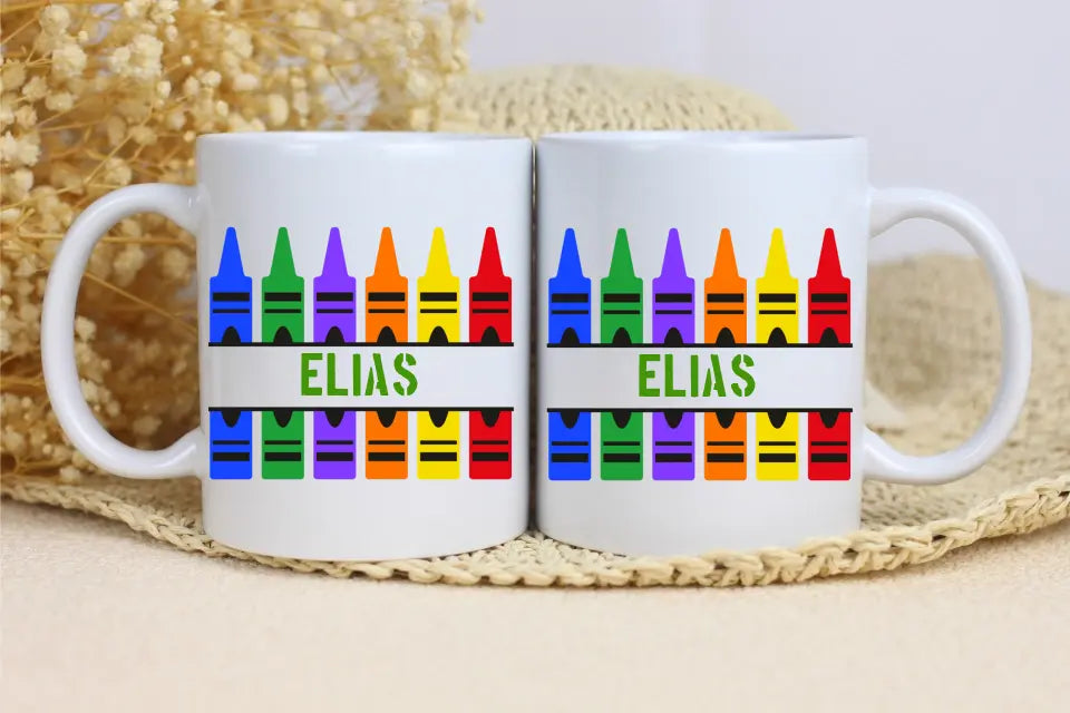 Tasse 11oz - Wachsmalkreiden