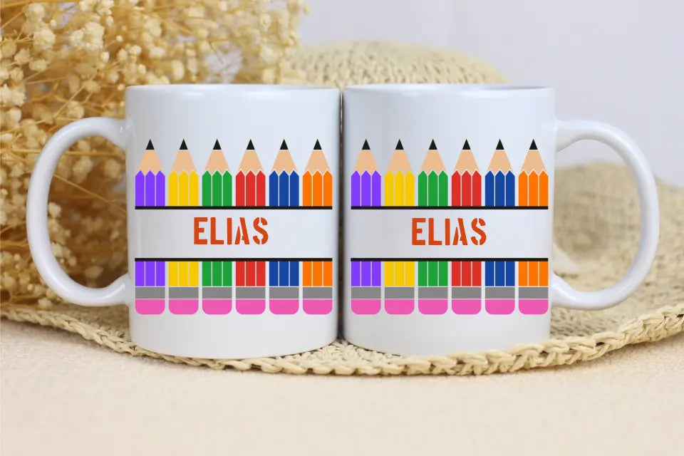Tasse 11oz, Schulanfang - Stifte