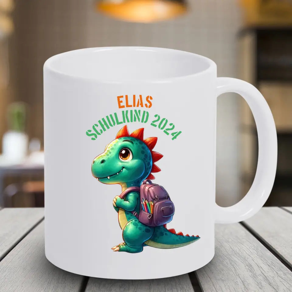 Tasse 11oz - Schulkind - Dino