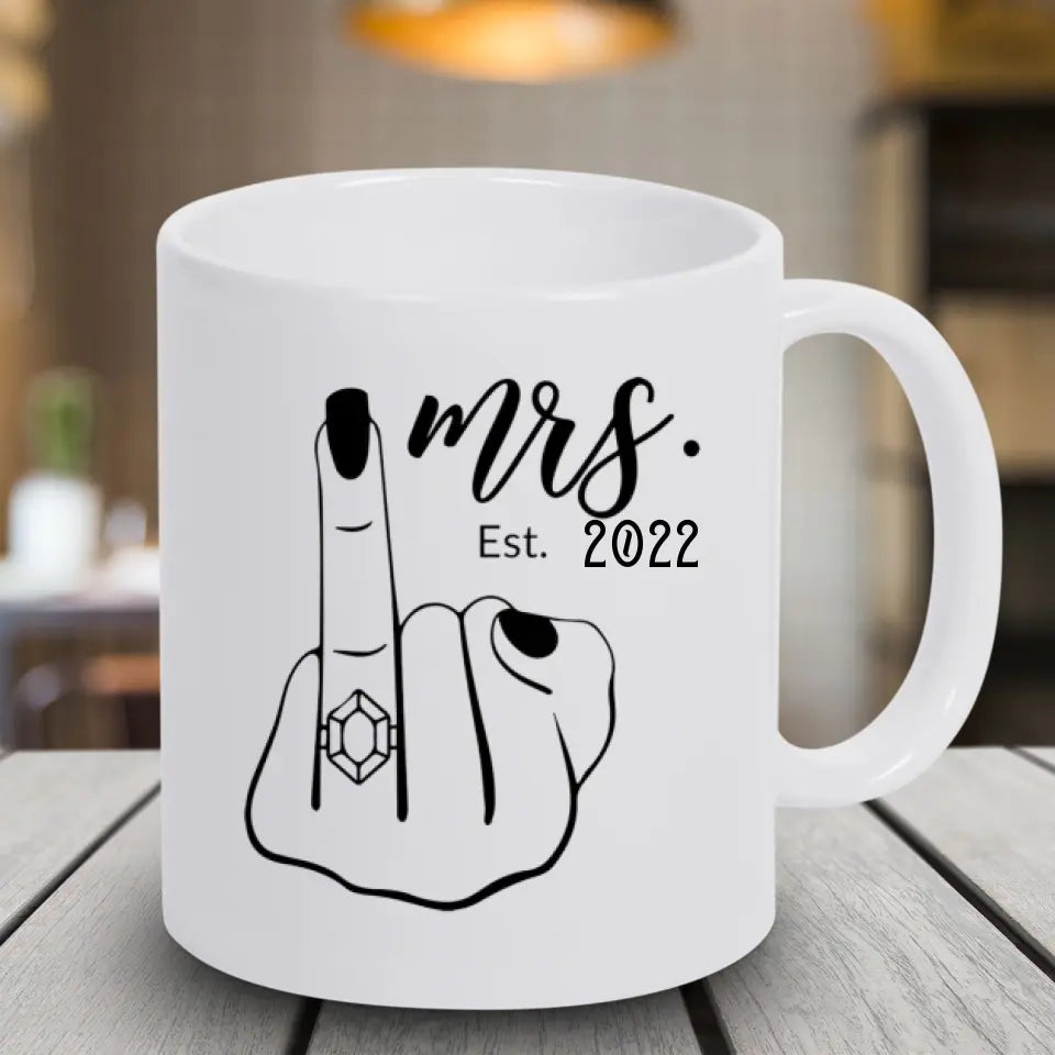 Tasse 11oz - Mr. & Mrs.