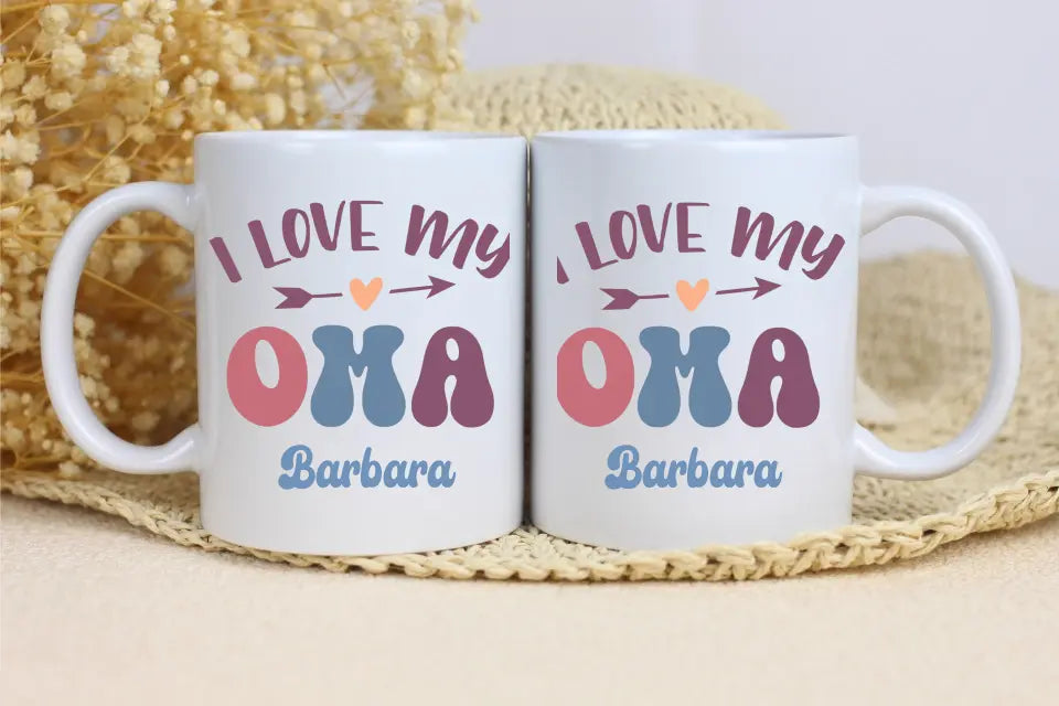 Tasse 11oz - I Love my Oma