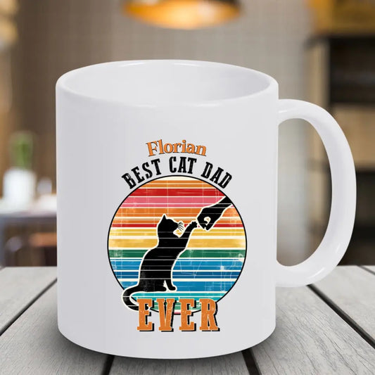 Tasse 11oz - Best cat dad ever