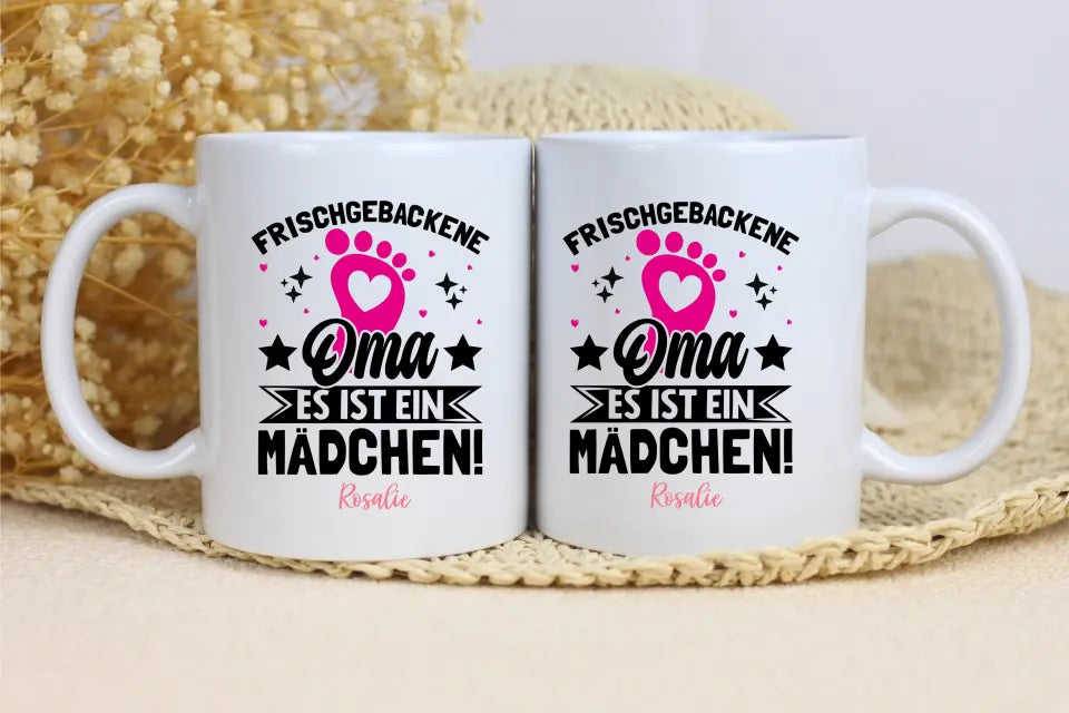 Tasse 11oz - Oma es ist ein Mädchen