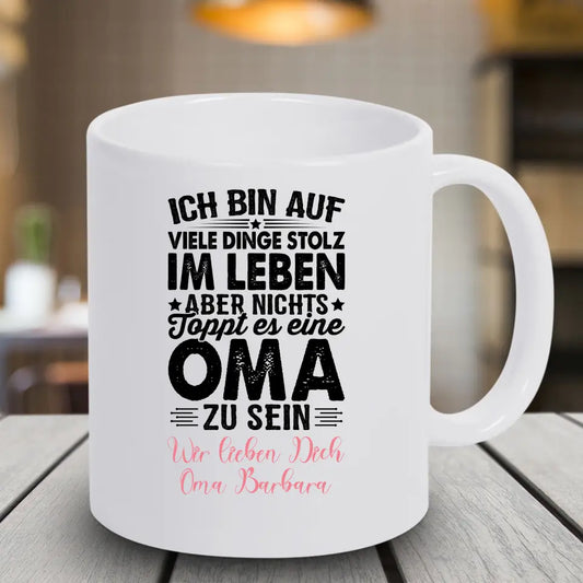 Tasse 11oz - Stolz auf Oma