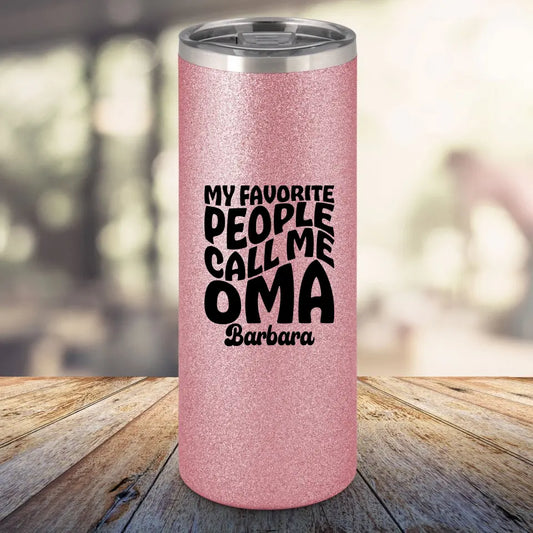 Glitzertumbler - Oma