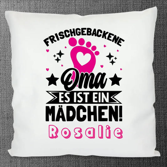 Kissen flauschig, Firschgebackene Oma